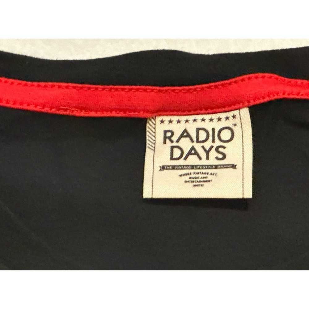 NWT Vintage 80's Radio Days BETTY BOOP Women's Baby Raw Hem‎ Crop Tee Shirt  M/L - Picture 3 of 5